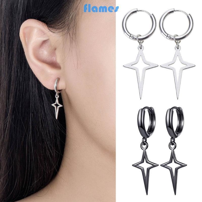 FL Star Drop Earring Rock Cool Women Cross Earring dành cho nữ trang sức