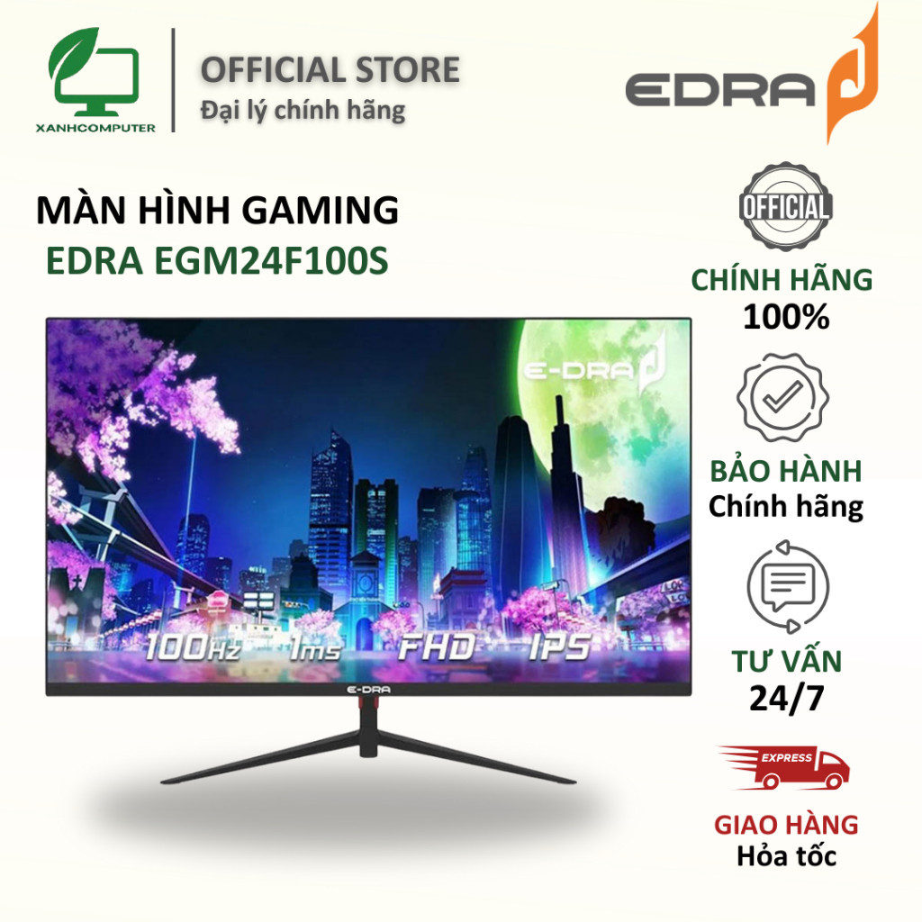 Màn hình Gaming EDRA EGM24F100s (24 inch/FullHD/IPS /100Hz /1ms) - Hàng chính hãng