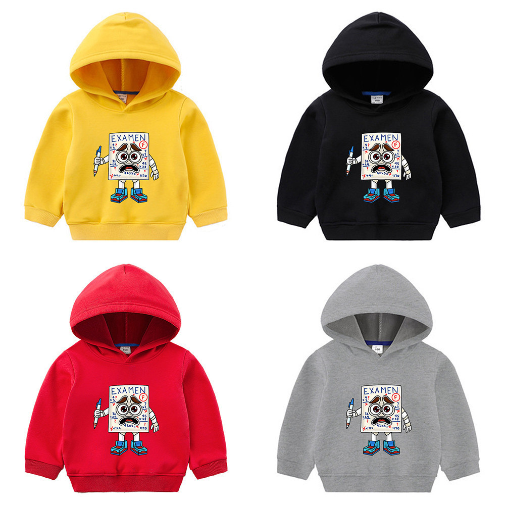 Gll Roblox Noo My Examine Stealth A Brainrot Áo Hoodie trẻ em Trẻ em Đơn giản Hoạt hình giản dị Áo k