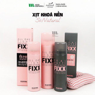 Xịt Khóa Nền So.Natural Makeup Setting Fixx 35mL / 75mL / 120mL