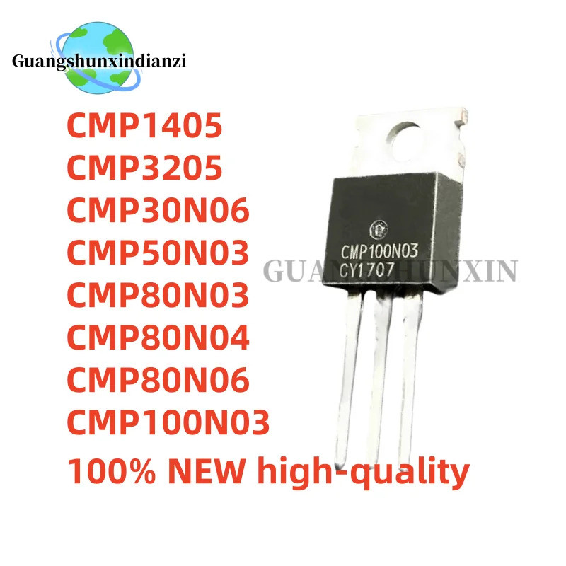 5 Chiếc CMP1405 CMP50N03 CMP3205 CMP80N06 CMP30N06 CMP80N04 CMP100N03 CMP80N03 TO-220 Hiệu Ứng Trườn