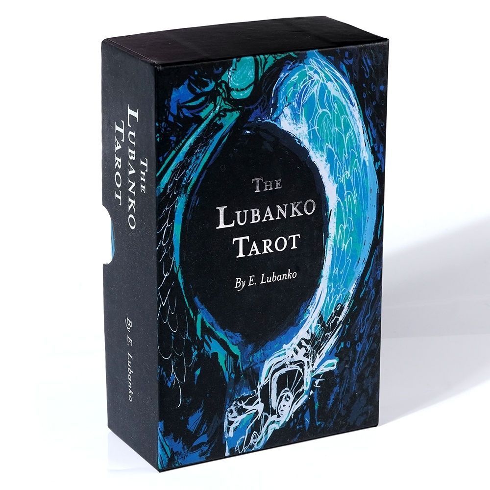 Tiếng Anh 12 * 7cm The Lubanko Tarot The Lubanko Tarot Heaven and Earth Cover Trò chơi bài đóng hộp