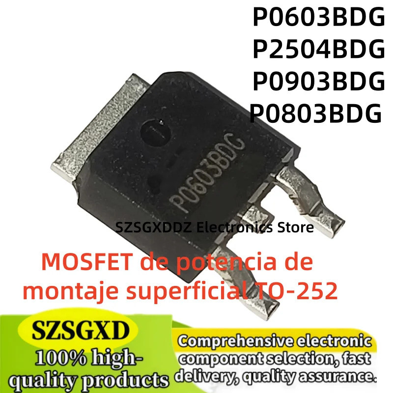 5 Chiếc P0603BDG P0803BDG P0903BDG P2504BDG TO-252 P0603 P0803P0903 P2504 Hiệu Ứng Trường Transistor