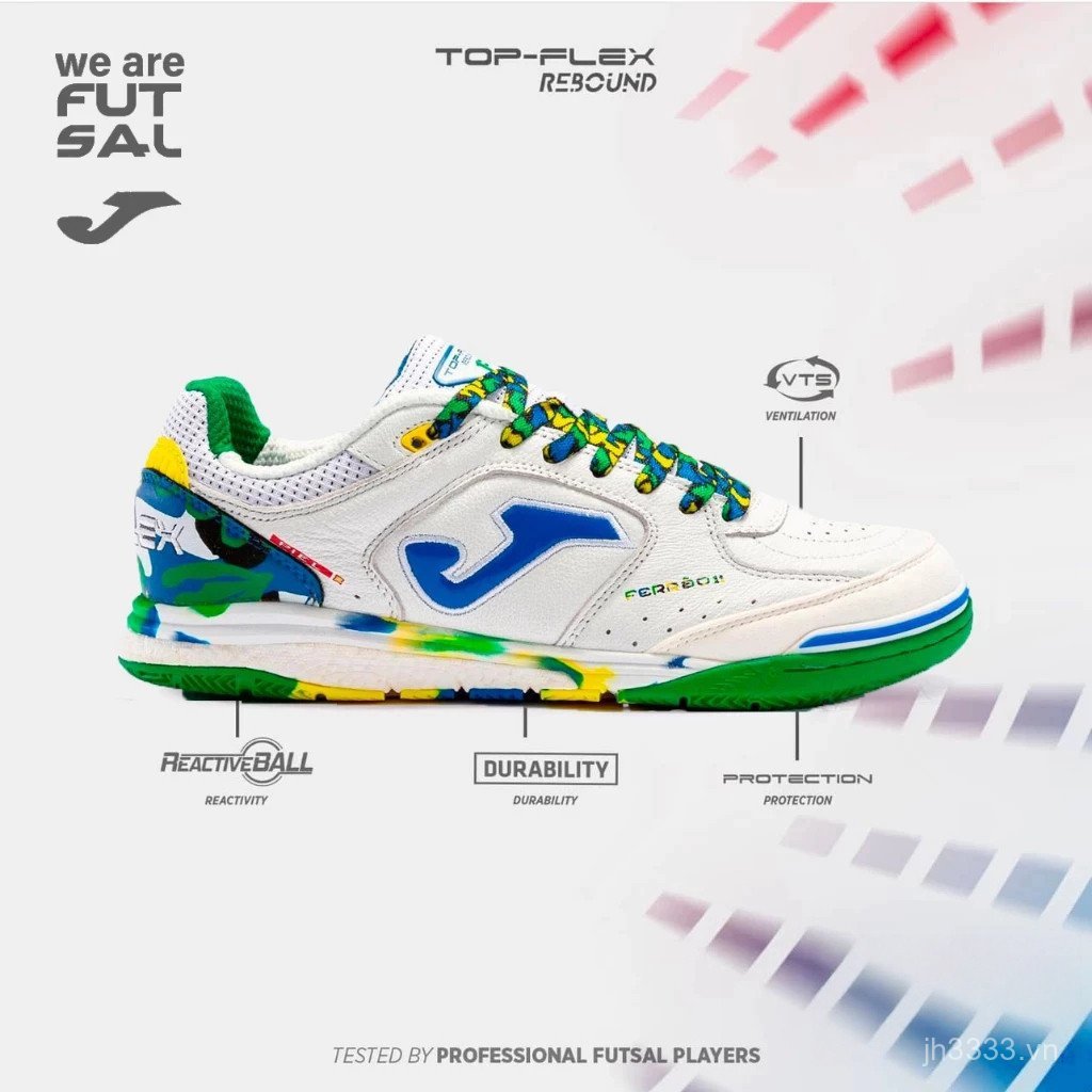 Giày Futsal Joma TOP-FLEX IC Giày bóng đá Giày tập luyện chống trượt và bền bỉ [Thích hợp cho bàn ch