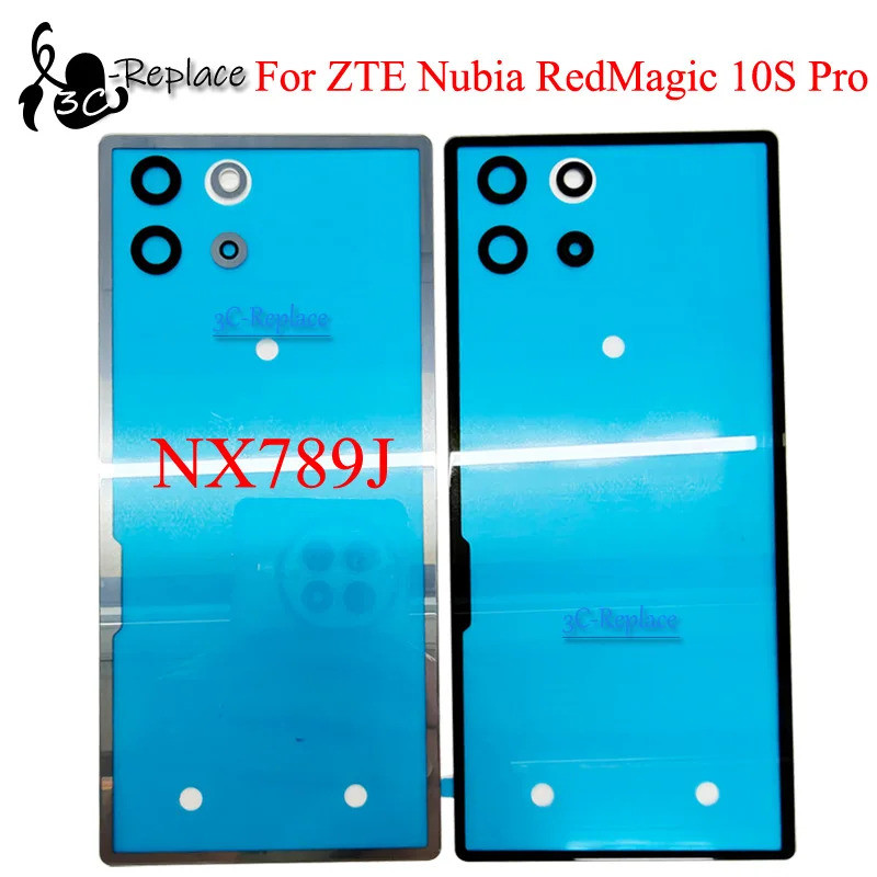 Dành Cho ZTE Nubia RedMagic 10S Pro NX789J Ốp điện thoại Pin Vỏ Thay Thế Không Có Ống Kính Máy Ảnh