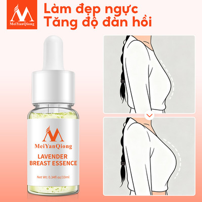MeiYanQiong Tinh dầu dưỡng da ngực chiết xuất hoa oải hương tự nhiên nâng và làm săn chắc thần kỳ