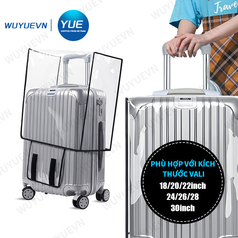 Vỏ hộp du lịch, Vỏ bảo vệ hành lý dày dặn, Vali nhiều kích thước, Hộp da, Vỏ bụi, Chống thấm nước để vận chuyển