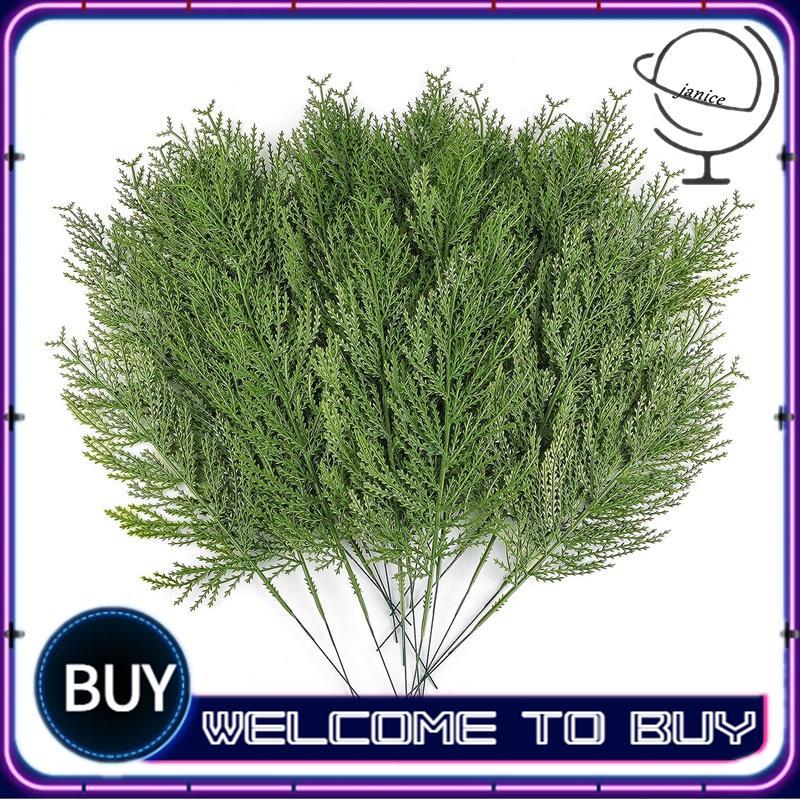 40 Cái Nhân Tạo Cedar Sprigs Giả Cedar Nhánh Cedar Cypress Thân Cây Thông Chọn Xanh