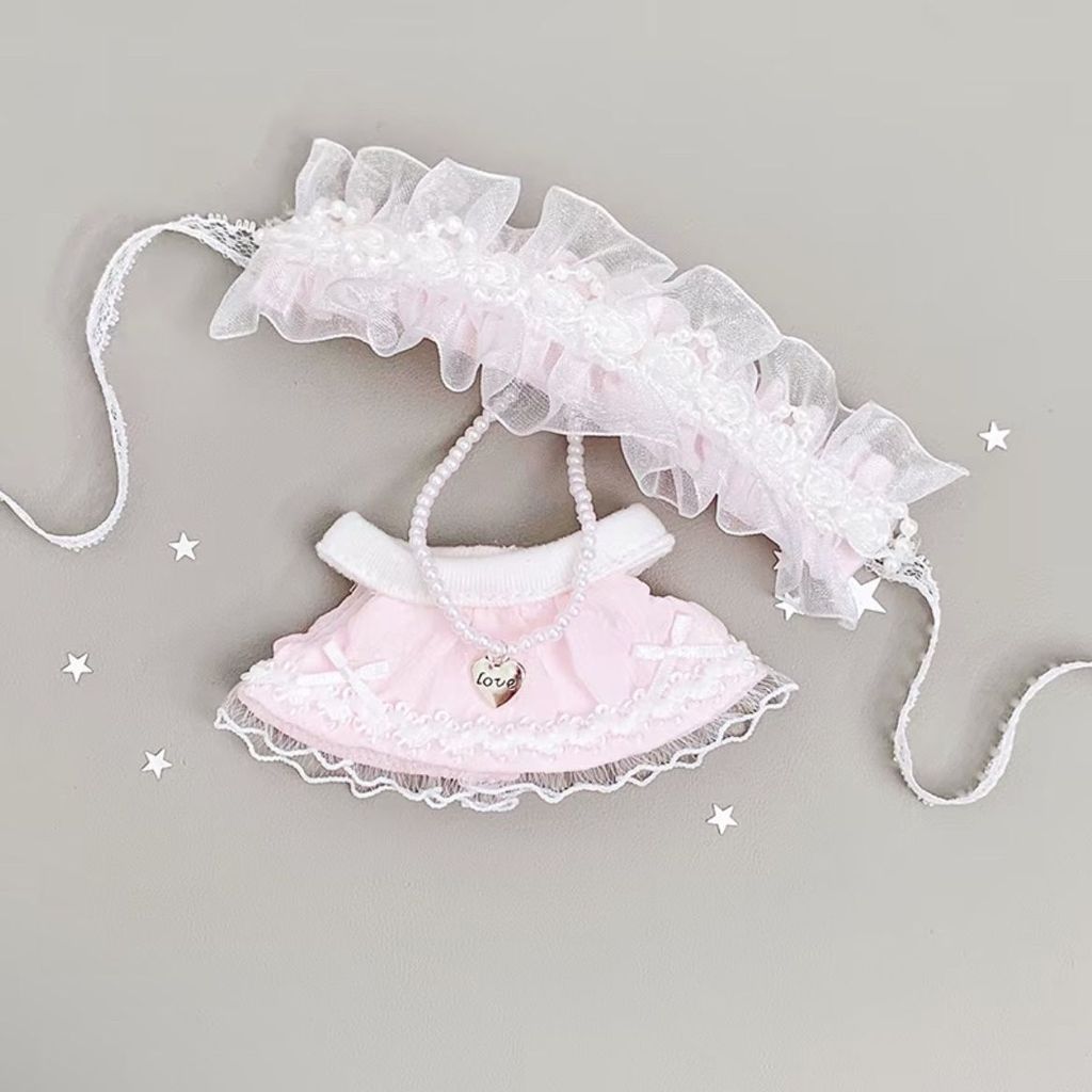 [Ưu đãi đặc biệt] Phong cách mới Muối biển Snow Top Series Bộ quần áo trẻ em búp bê Cotton 10cm Bộ q