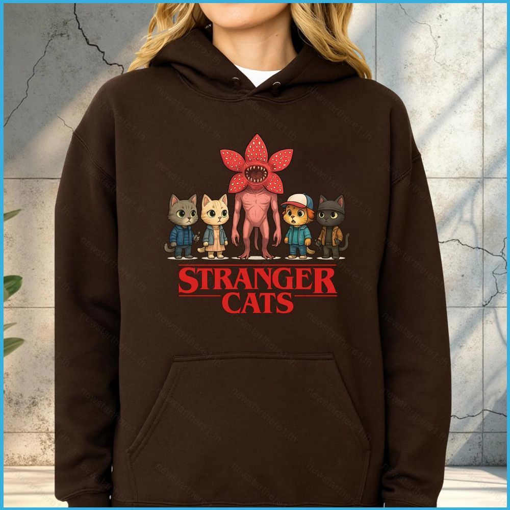 Áo hoodie unisex Stranger Things Season 5 thiết kế DemogorgonAnime