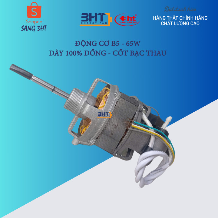 MOTER QUẠT B5 65W - DÂY ĐỒNG 100%