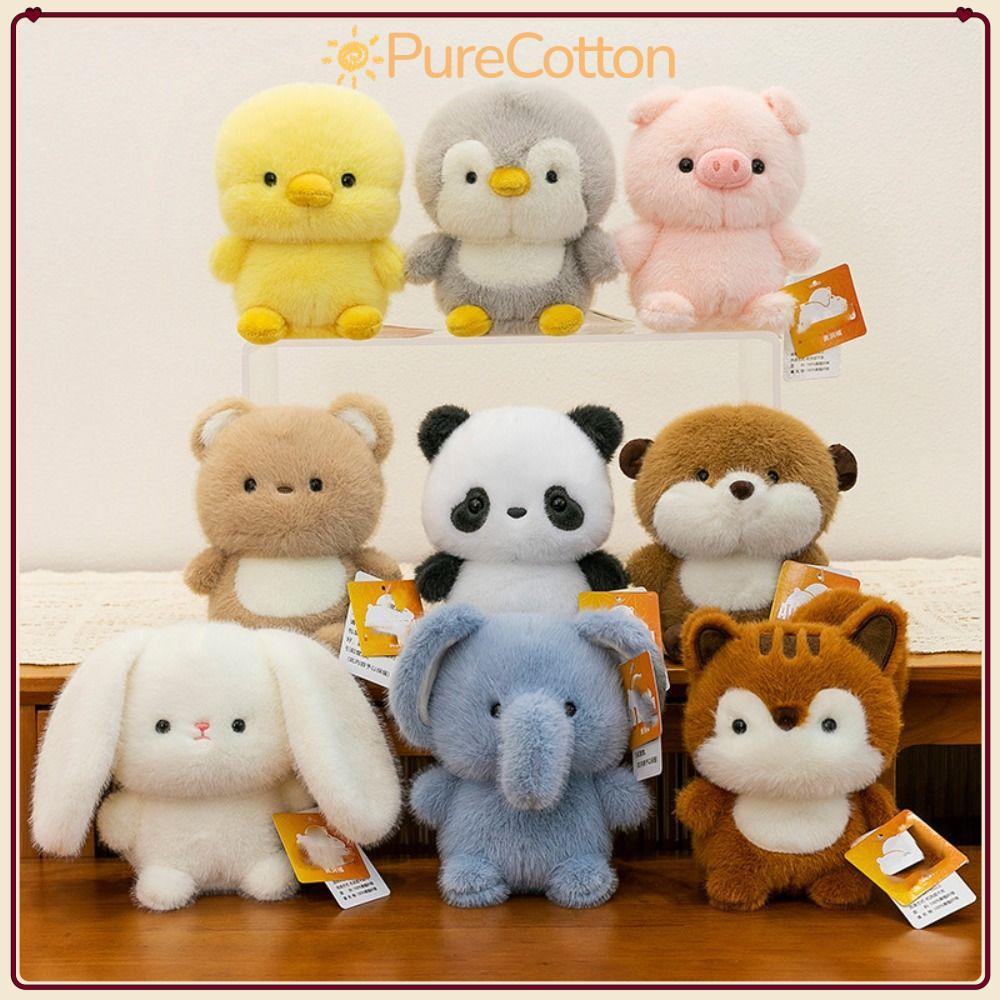 PURECOTTON0 Gối Thú Nhồi Bông, Búp Bê Đồng Hành Sang Trọng Capybara Sang Trọng, Kawaii 16cm Gấu Siêu