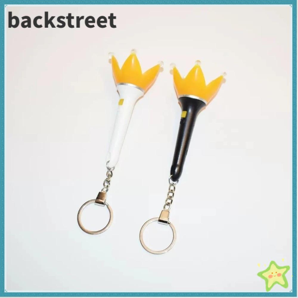 BACKSTRETDV Kpop Lightstick, Đen Trắng Mini Bigbang Lightstick, Thời Trang Di Động Hình Vương Miện Đ