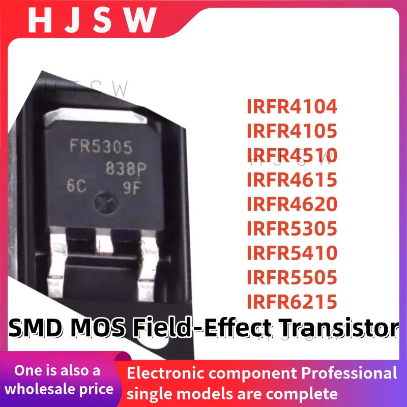 5 Chiếc IRFR4104 IRFR4105 IRFR4510 IRFR4615 IRFR4620 IRFR5305 IRFR5410 IRFR5505 IRFR6215 FR4104 FR41