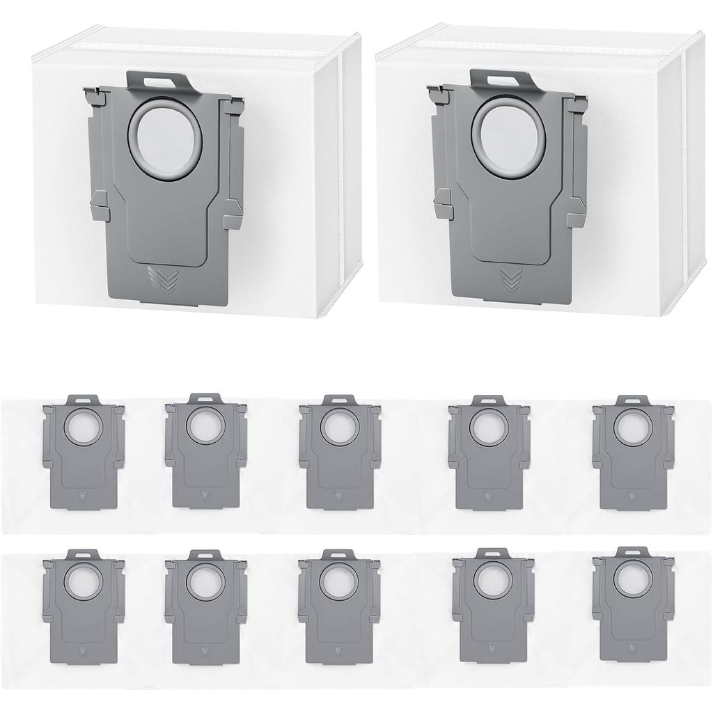 Túi đựng bụi 12 gói cho Roborock Q5 +, Q5 Max +, Q5 DuoRoller +, Q5 Pro +, Q7 + Max + / M5 + / L5 +,