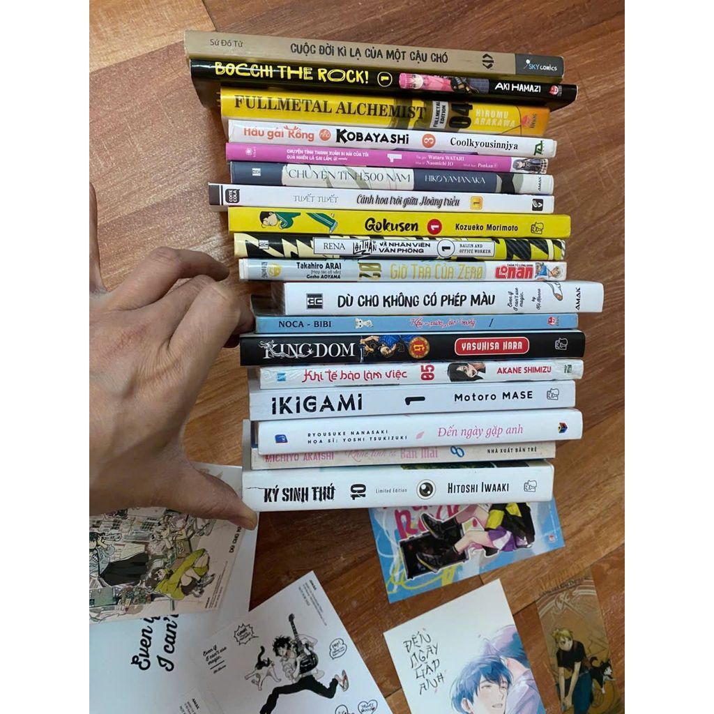 (ll3) Lẻ vở truyen.tranh Gokusen Đến ngày gặp anh Ký sinh thú Lôi thần Khi tế bào làm việc ....