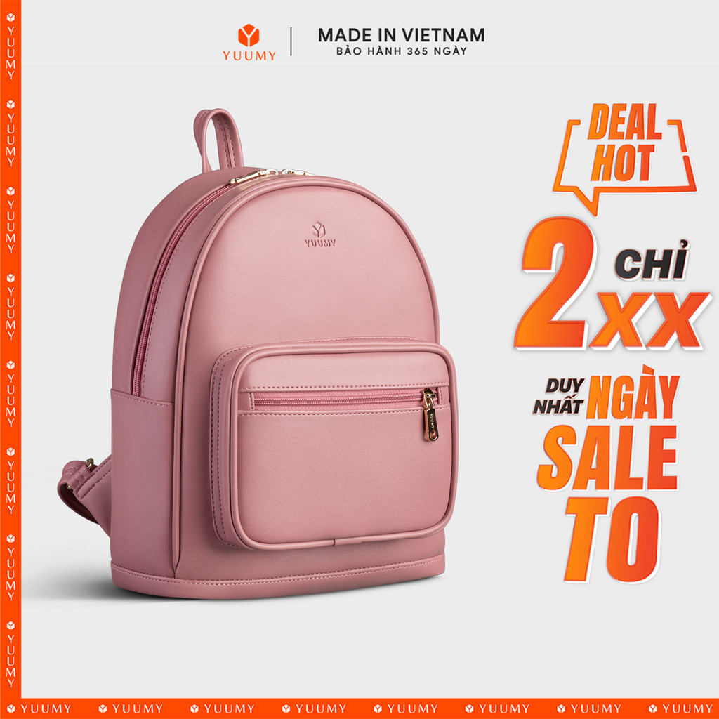 Balo Yuumy (Thời trang nữ tiện lợi cỡ trung - Balo da Seasand YBA70) Bagsmart