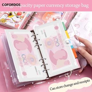 COFORDOS Mini Chất Kết Dính Tiết Kiệm Thử Thách, Tiết Kiệm Tiền Chống Thấm Nước 100 Phong Bì Tiết Kiệm Tiền Challeng, Ngộ nghĩnh Có Thể Tái Sử Dụng Dung Tích Lớn PU Ngân Sách Binder Lovers