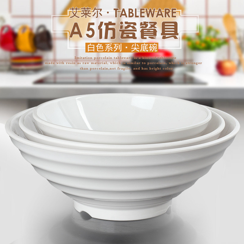 A5 Bát Mì Ăn Liền Melamine Bát Lớn Weixian Ramen Bát Đũa Bát Nhựa Bát Canh Melamine Nhật Bản Bộ Đồ Ă