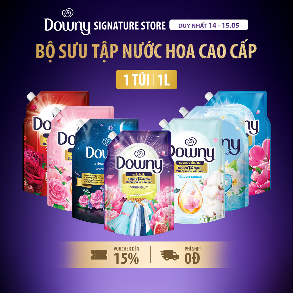 Nước Xả Vải Downy Nhiều Mùi Hương 1L