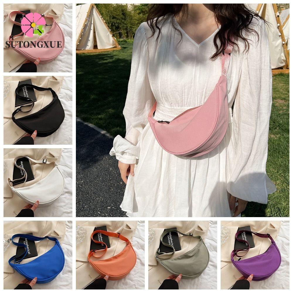 Túi đeo chéo nylon SUTONGXUE, Túi đeo nách Vải Oxford Túi xách vải, Túi đeo chéo ngực đơn giản Túi đ