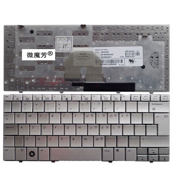 Bàn phím Laptop HP Mini 2144 2140 2133 (Màu Bạc)