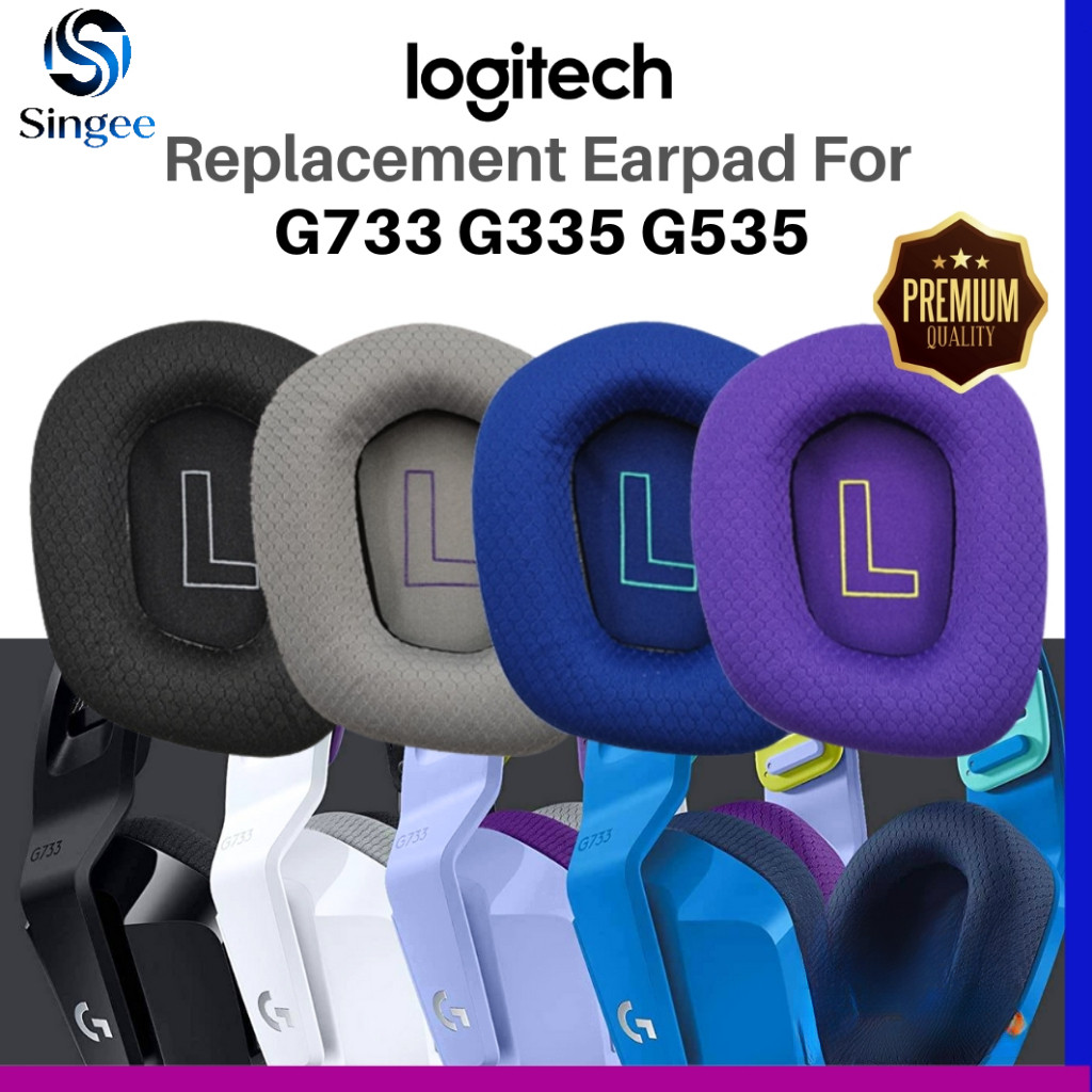 Singee Singee 1 Cặp Logitech G733 G335 G535 Tai Nghe Thay Thế Tai Nghe Đệm Tai Nghe