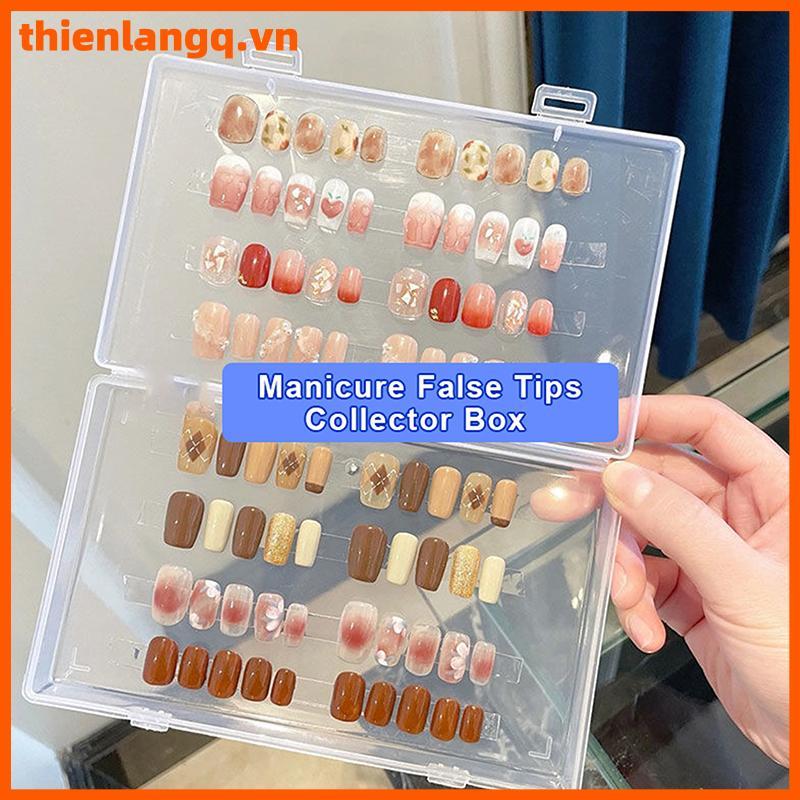 Thl Nail Mẹo hiển thị cuốn sách Gel đánh bóng móng tay giả làm móng tay Thu hộp Nail công cụ thiết l
