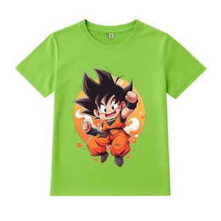 Áo Thun Trẻ Em SONGOKU CHIBI, Chất Poly Thái , Có Size Lớn Từ 7-95kg, Nhiều Màu Áo, Size To Nhắn Shop, ANAMKIDS