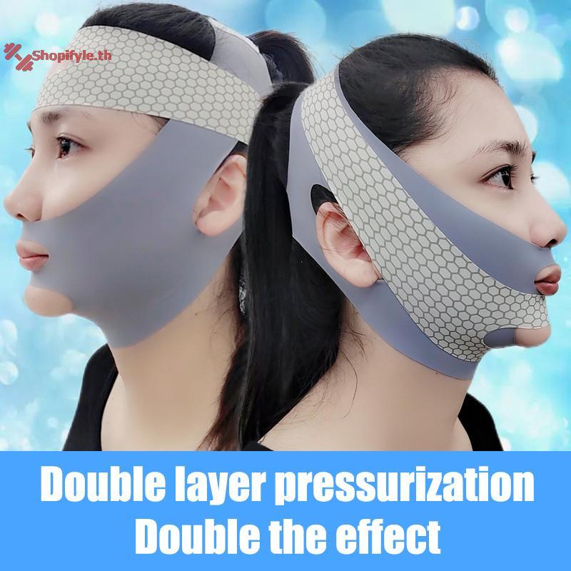 Shopifyle Face-Lift With Sleep Face V Shaper Facial Slimming Bandage Relaxing Shape Lift Giảm Double