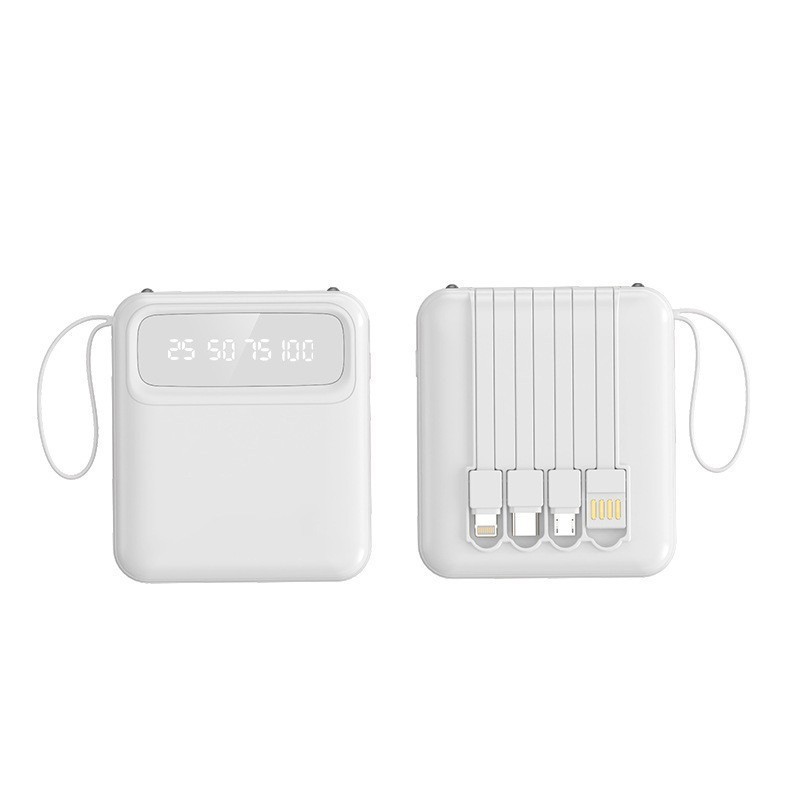 Sạc Dự Phòng 10000mAh Sạc Nhanh Nhiều Thiết Bị Có Đèn Sáng Và Cáp Sạc Đi Kèm Bảo Hành 12 Tháng | BigBuy360 - bigbuy360.vn
