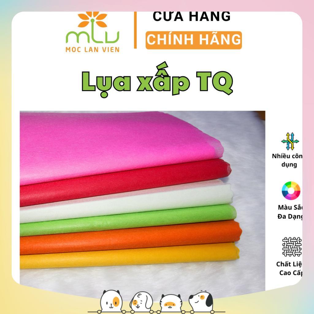 Giấy Lụa Mếch Xấp TQ Gói Hoa, Lụa Xấp TQ
