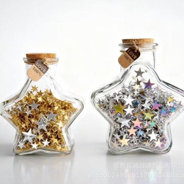 Chai thủy tinh Gradient Star Origami Star Lucky20251211