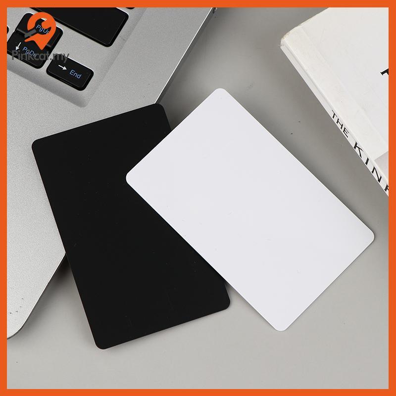 Pinkcat 5 / 10 Chiếc NFC215 Thẻ Trắng Đen Có Thể Ghi Lại NFC NT-AG215 Thẻ PVC Trống Dễ Dàng Tiện Lợi