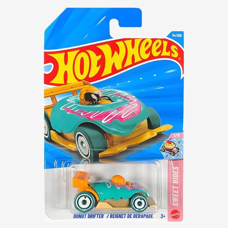 Hot Wheels Hot Traffic Series Hợp Kim Xe Đồ Chơi Mô Hình Donut Car No. 54 C4982