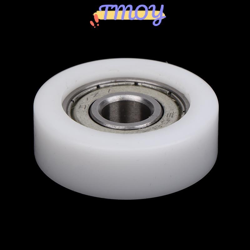 TMOY 1PC 8 * 30 * 10mm Tiêm Đúc Nylon Vòng Bi Bánh Xe Vòng Bi 608 Con Lăn Bánh Xe Tra Đường Sắt Ròng