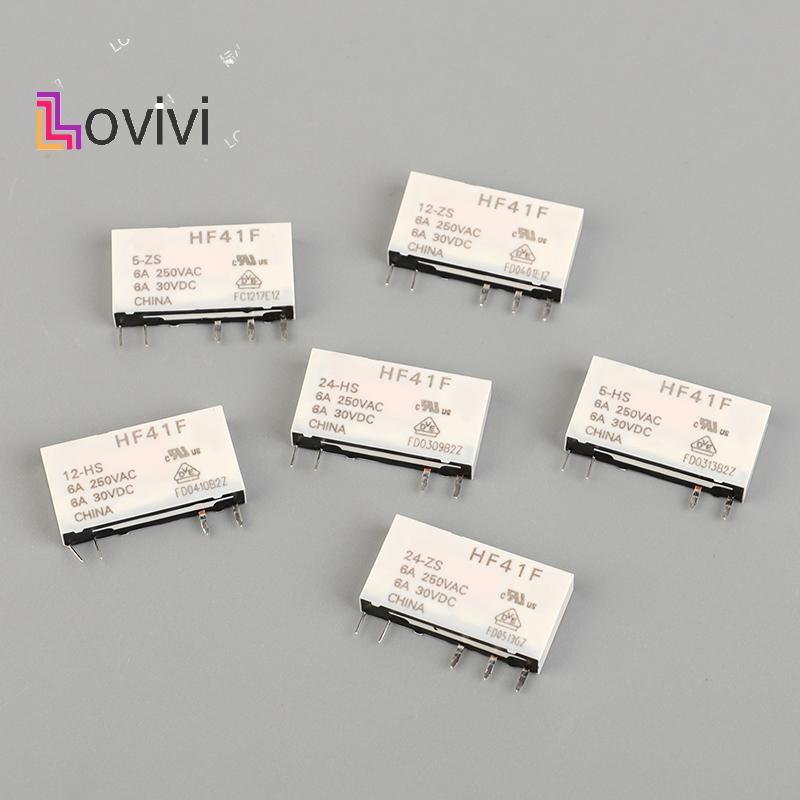 [Lovivivi] HF41F-24-ZS HF41F-12-ZS HF41F-5-ZS HF41F-5-HS HF41F-12-HS HF41F-24-HS Rơle công nghiệp Su