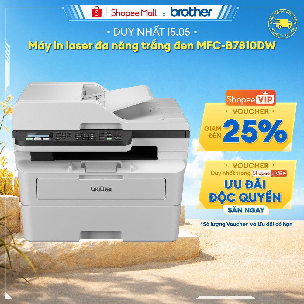 Máy in laser đa năng Brother DCP-B7620DW/MFC-B7810DW