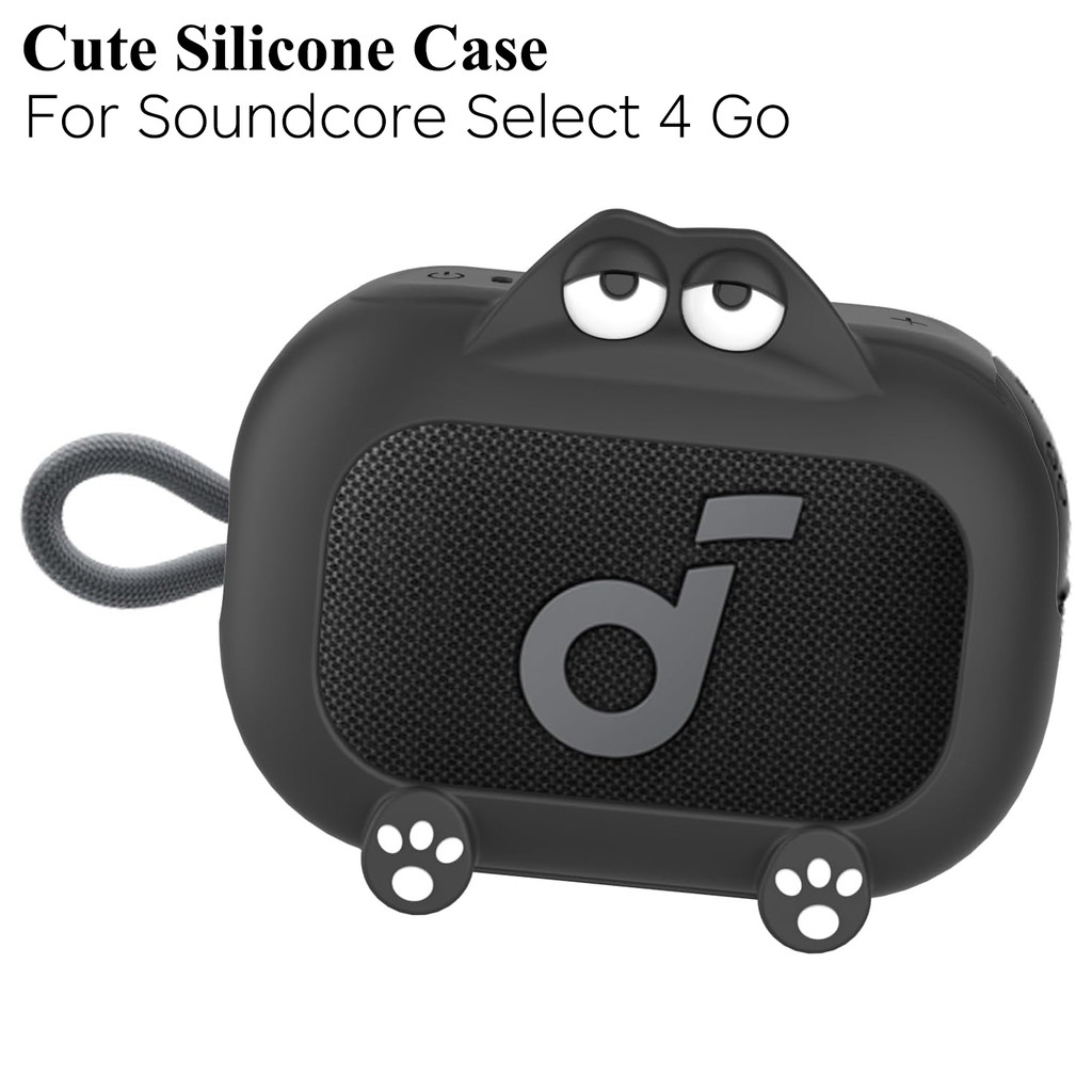 Ốp Silicon Dễ Thương Cho Soundcore Select 4 Go Loa Bluetooth của Anker, Vỏ Bảo Vệ Mềm Chống Trầy Xướ