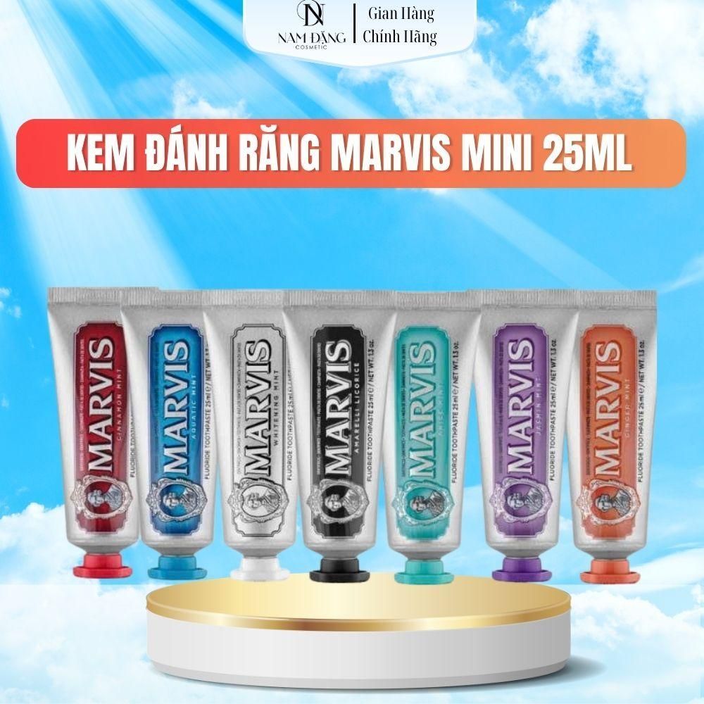 Kem đánh răng MARVIS 25ML nhiều mùi hương