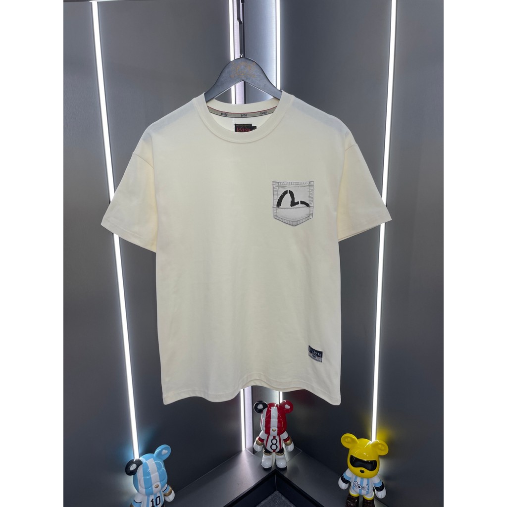Evisu / God of Fortune 2026 Áo thun ngắn tay cổ tròn cổ điển Nam nữ Phong cách trang web chính thức 