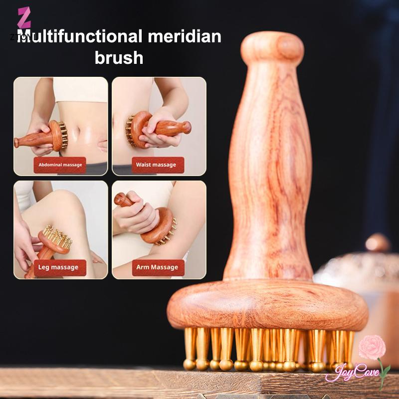 [ZTO-T] Đầu công cụ massage Gua Sha bằng gỗ cầm tay Ne Leg Body Meridian Massage Giảm đau cơ bắp Mas