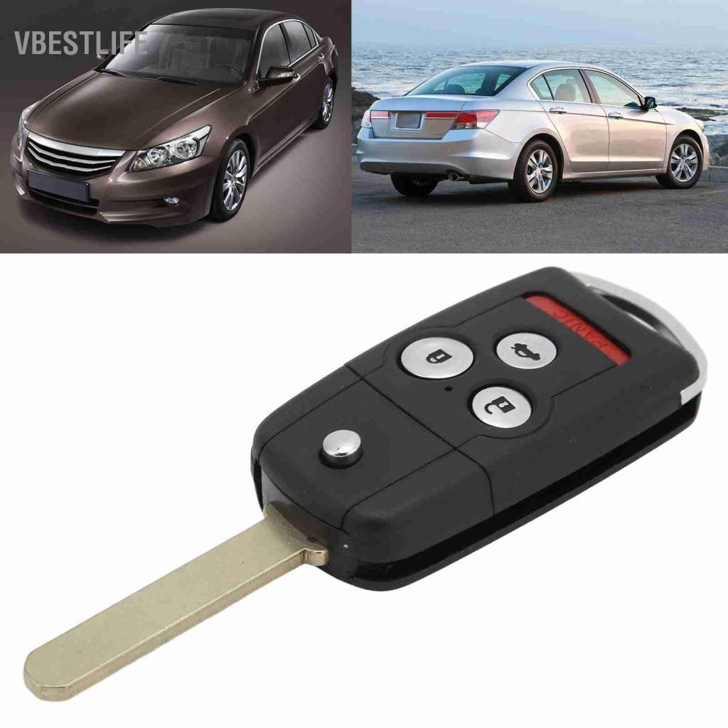 VBESTLIFE 4 Nút Chìa Khóa Xe Ô Tô Fob Vỏ Móc Khóa Lật Gấp MLBHLIK-1T OUCG8D-439H-A N5F0602A1A Có Thể