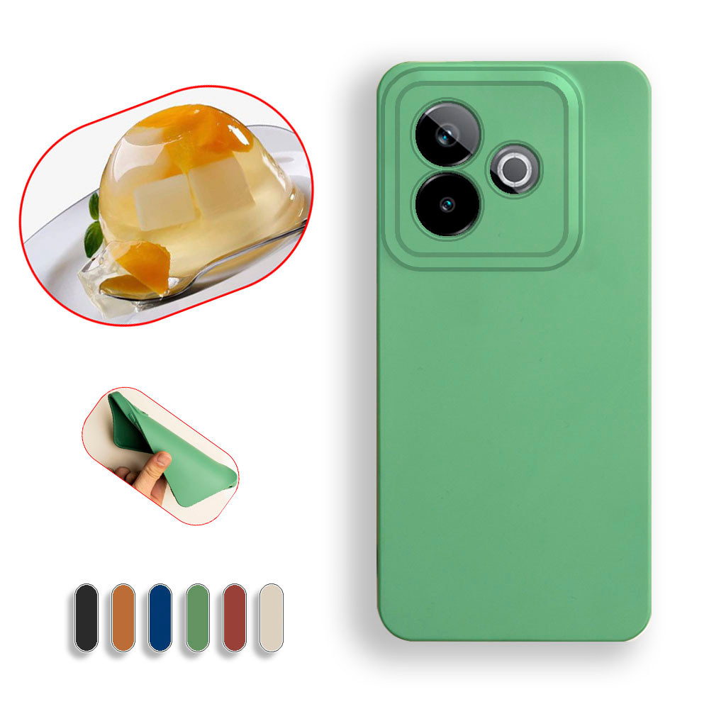 Ốp Lưng Thạch Lỏng Cho Realme GT7 Pro Racing Edition Da Mềm TPU Silicon Mềm Cao Su Slim Fit Toàn Thâ