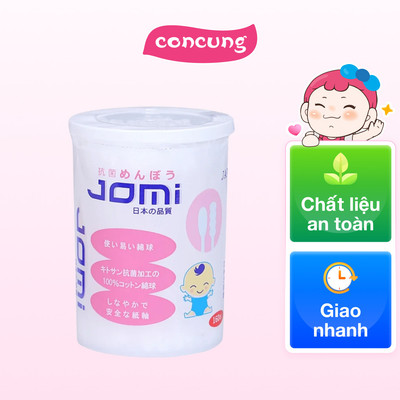 Tăm bông kháng khuẩn Jomi trẻ em 160 que