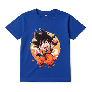 Áo Thun Trẻ Em SONGOKU CHIBI, Chất Poly Thái , Có Size Lớn Từ 7-95kg, Nhiều Màu Áo, Size To Nhắn Shop, ANAMKIDS