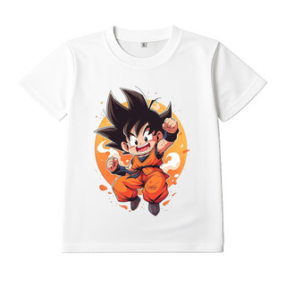 Áo Thun Trẻ Em SONGOKU CHIBI, Chất Poly Thái , Có Size Lớn Từ 7-95kg, Nhiều Màu Áo, Size To Nhắn Shop, ANAMKIDS