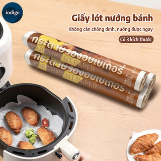 Cuộn giấy nến nướng bánh,5m/10m/30m giấy lót nướng bánh,Giấy chống dính,Chống dầu,Nồi chiên không dầu/khay nướng