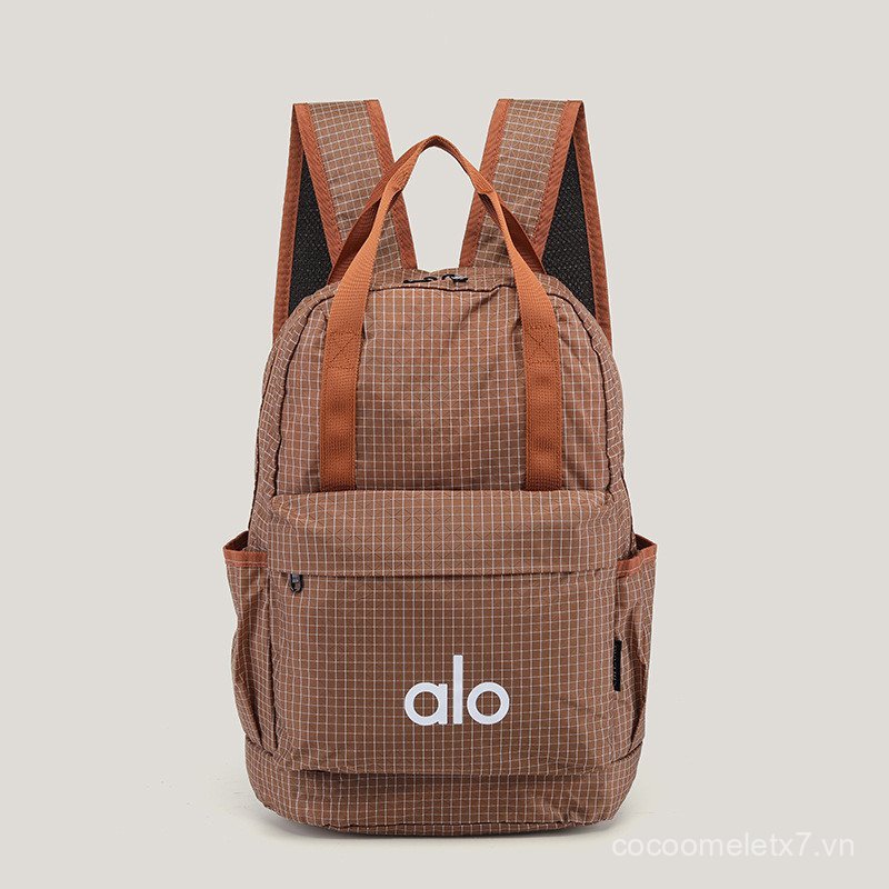 Ahome lo Bag Ba lô phong cách Unisex ngoài trời chống nước đa chức năng