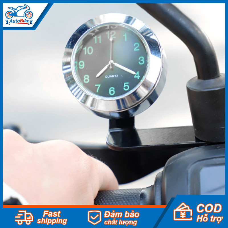 Đồng hồ xe máy phát sáng, Chống Nước, Siêu Bền